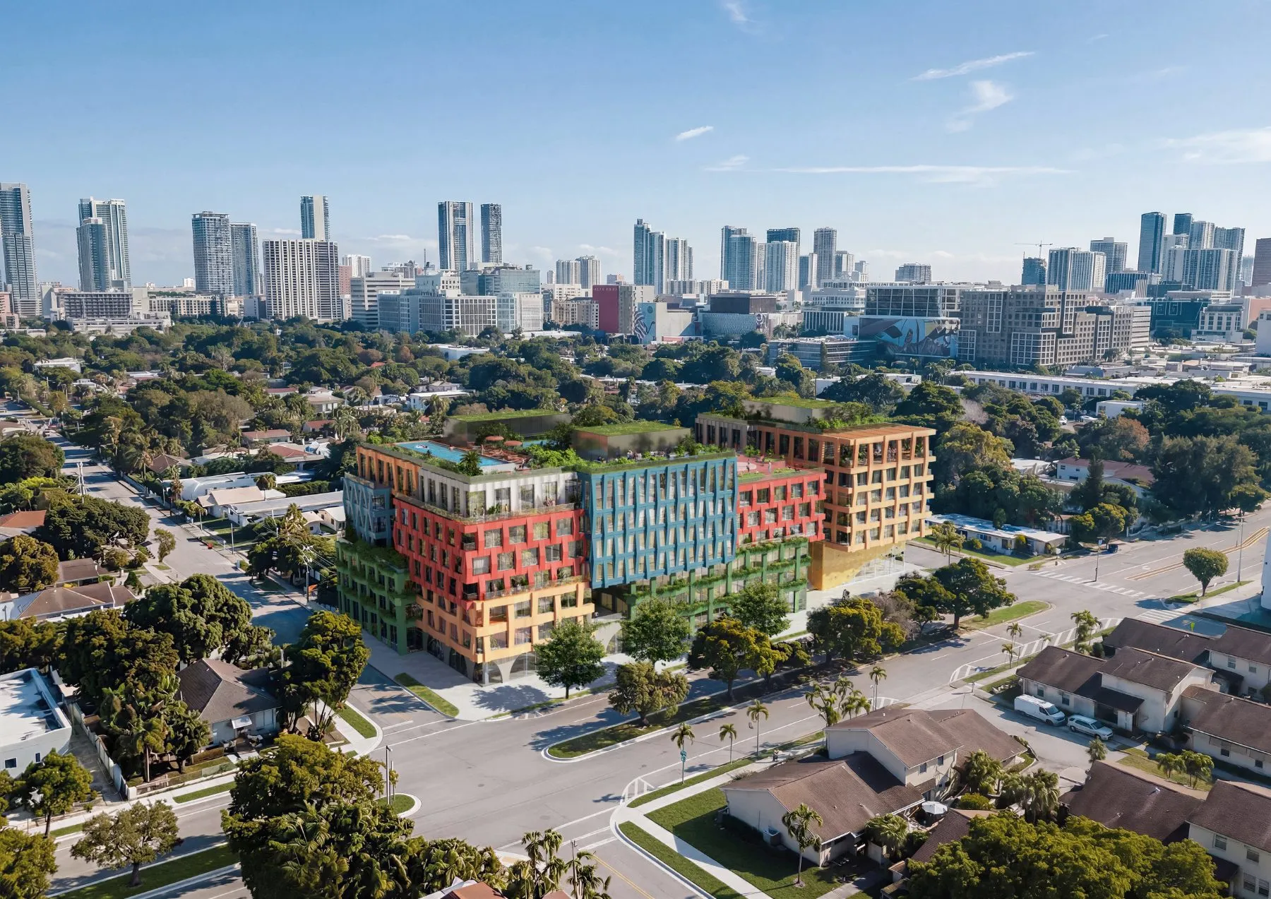 Vista aérea — Wynwood Norte, Miami