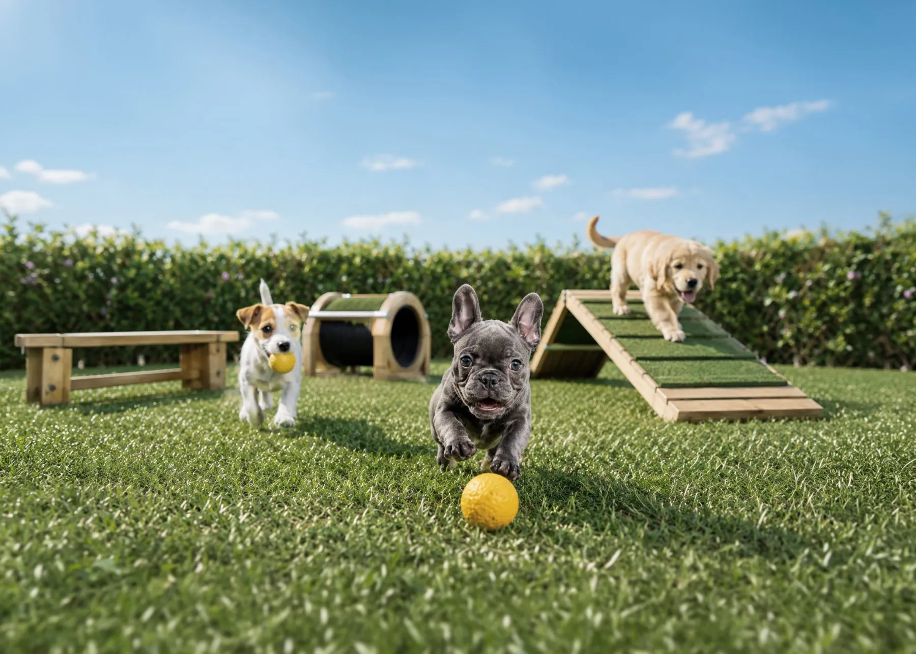 Pet park en la terraza